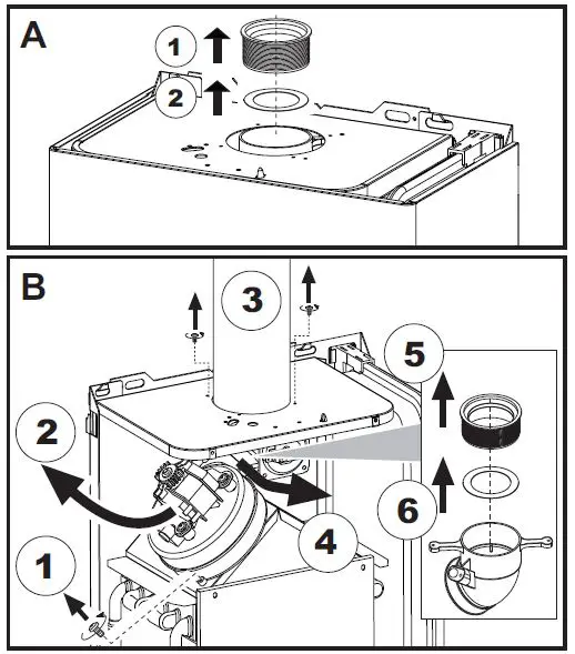Ferroli DIVAtech D HF24 Wall Mounted Gas Boiler-11