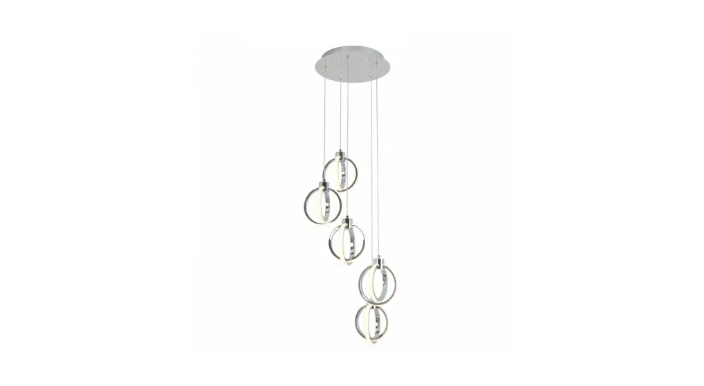 Artika Pdt5-so 5-light Led Pendant Instruction Manual