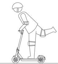 ninebot Kick Scooter DO NOT ride the Kick