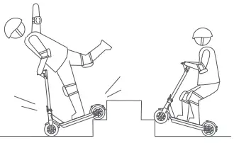 ninebot Kick Scooter DO NOT ride up