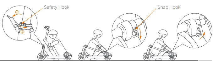 ninebot Kick Scooter Folding and Carrying