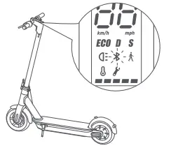 ninebot Kick Scooter Power on the KickScoote