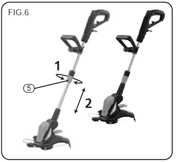 DRAPER -45927 -500W -Grass -Trimmer -11