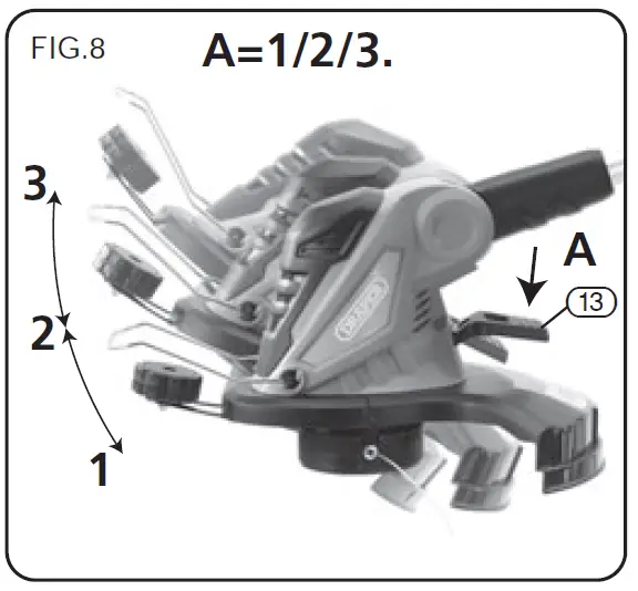 DRAPER -45927 -500W -Grass -Trimmer -13