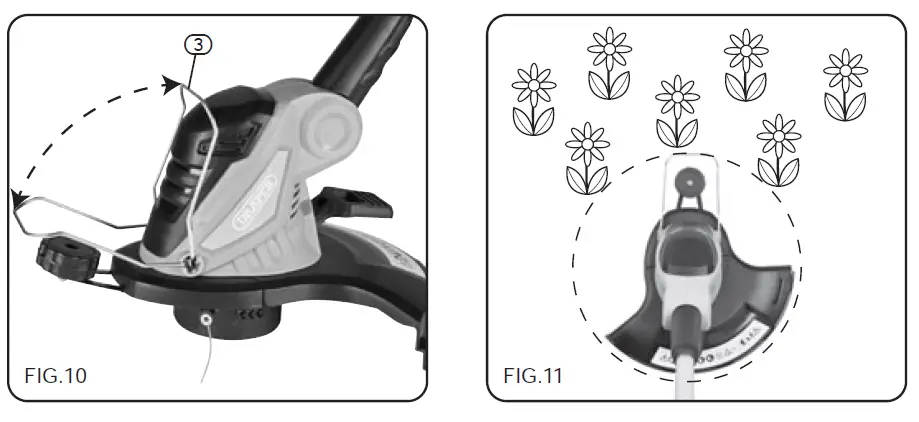 DRAPER -45927 -500W -Grass -Trimmer -15