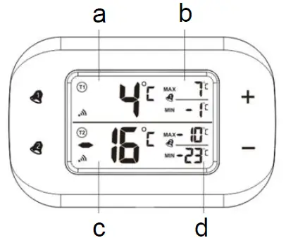 Westfalia 878490 2-in-1 Wireless Refrigerator and Freezer Thermometer-fig5