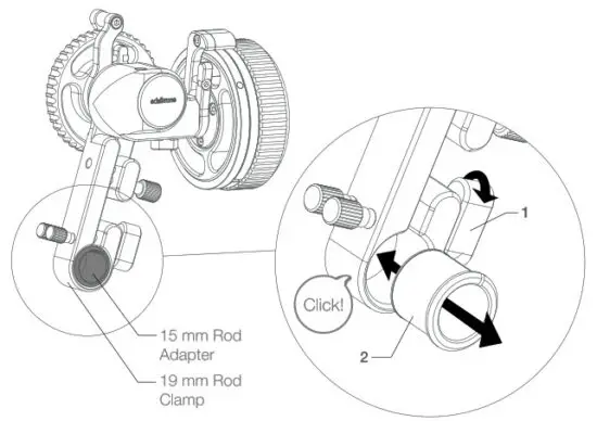 edelkrone FocusOne v2 Designed for Camera - Diameters