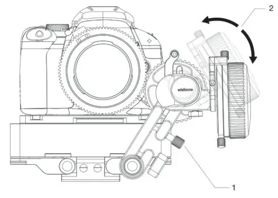 edelkrone FocusOne v2 Designed for Camera - control wheel