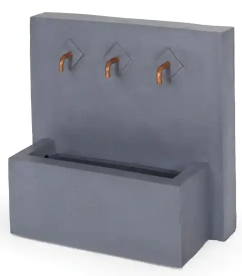 NOBLE HOUSE 105572 Massie 26 Inch Outdoor 3 Spout Fountain-prod