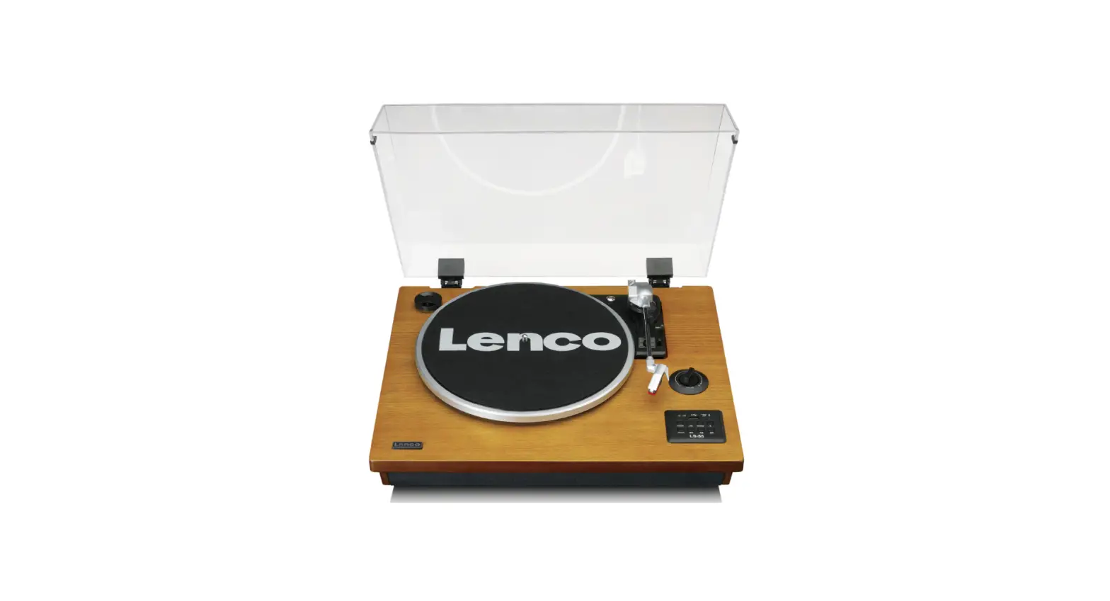 Lenco Ls-55 Turntable With Bluetooth Usb Mp3 Player-encoder And Built-in Speakers User Manual