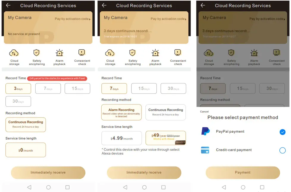 HeimVision HD Smart Wi-Fi CameraCloud Servic