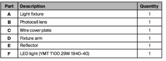 PROBRITE LED50-PC-GR LED Bulb Area Barn Light---