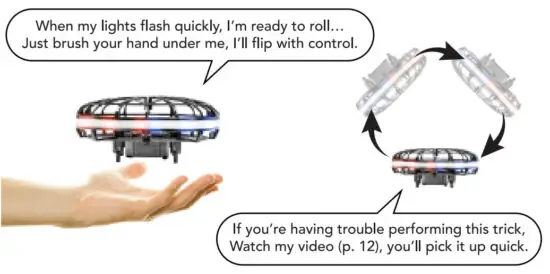 Force 1 Scoot 2 Hands Free Drone - DIRECTION CONTROLS 5