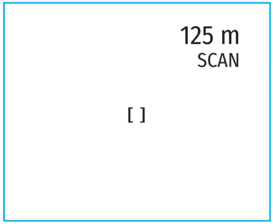 Using a built-in laser rangefinder