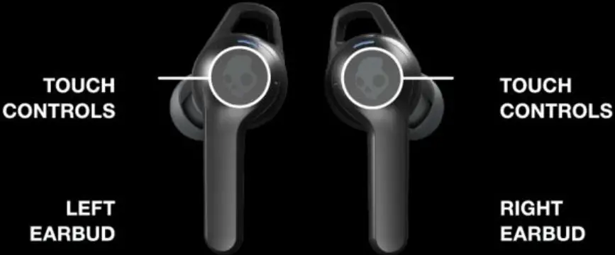 Skullcandy S2IVW N912 Indy Evo True Wireless In Ear Earbuds - Control