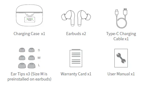 VEATOOL T22 True Wireless Earbuds 1