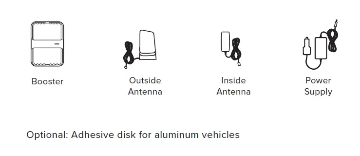 weboost 470154 Drive Reach Vehicle Signal Booster Kit fig 1