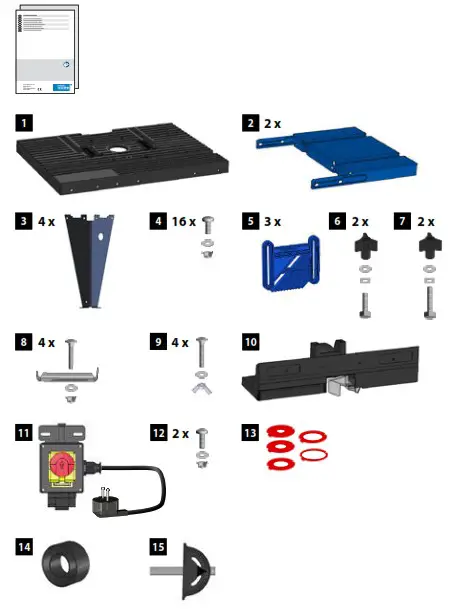 Gude OFT 855 Routing Table - Product Overview 1