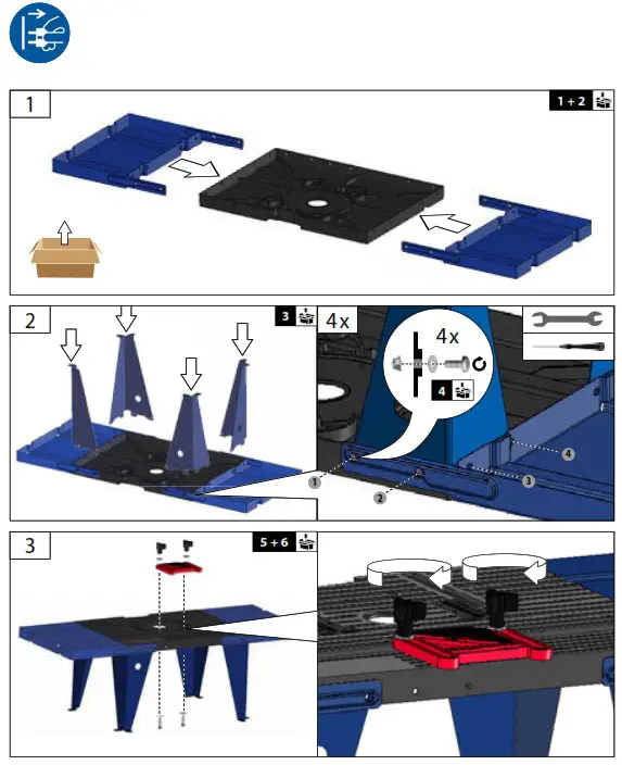 Gude OFT 855 Routing Table - Product Overview 2
