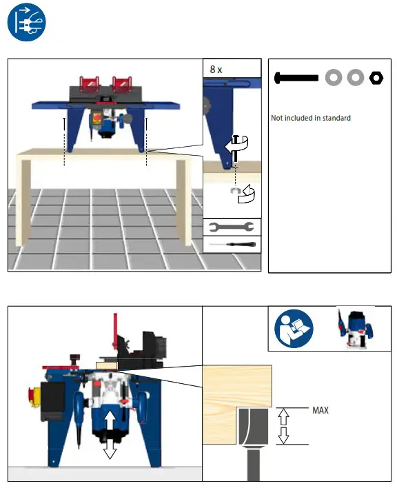 Gude OFT 855 Routing Table - Product Overview 7