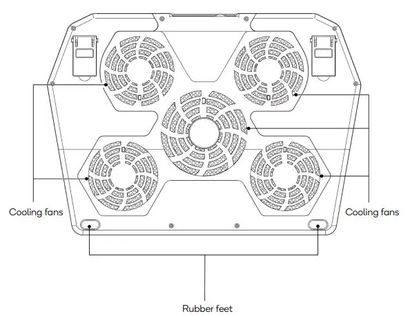 kogan-KALTCLRGBPA-Gorilla-Gaming-Rapid-PRO-RGB-Laptop-Cooling-Stand-fig2