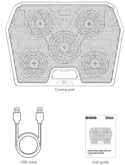 kogan-KALTCLRGBPA-Gorilla-Gaming-Rapid-PRO-RGB-Laptop-Cooling-Stand-fig3