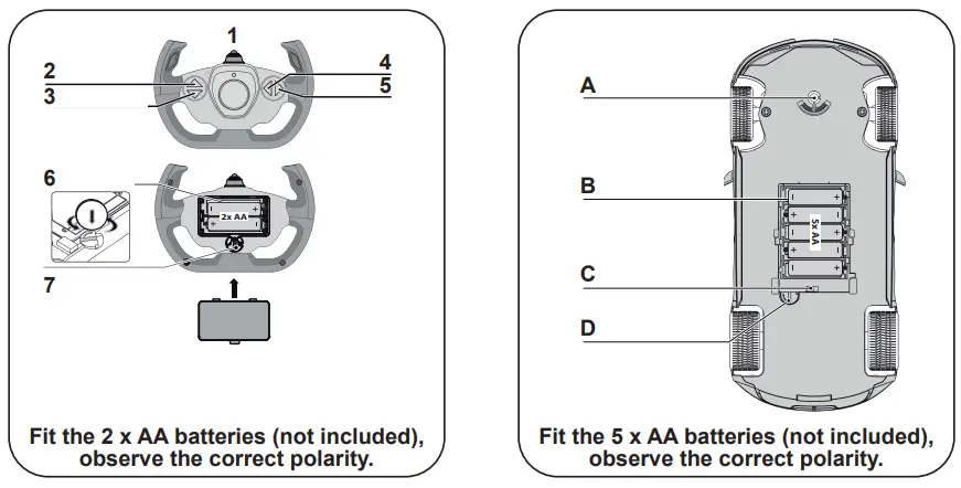 JAMARA 405158 Ford GT 2 4GHz Manual Door Car - fig