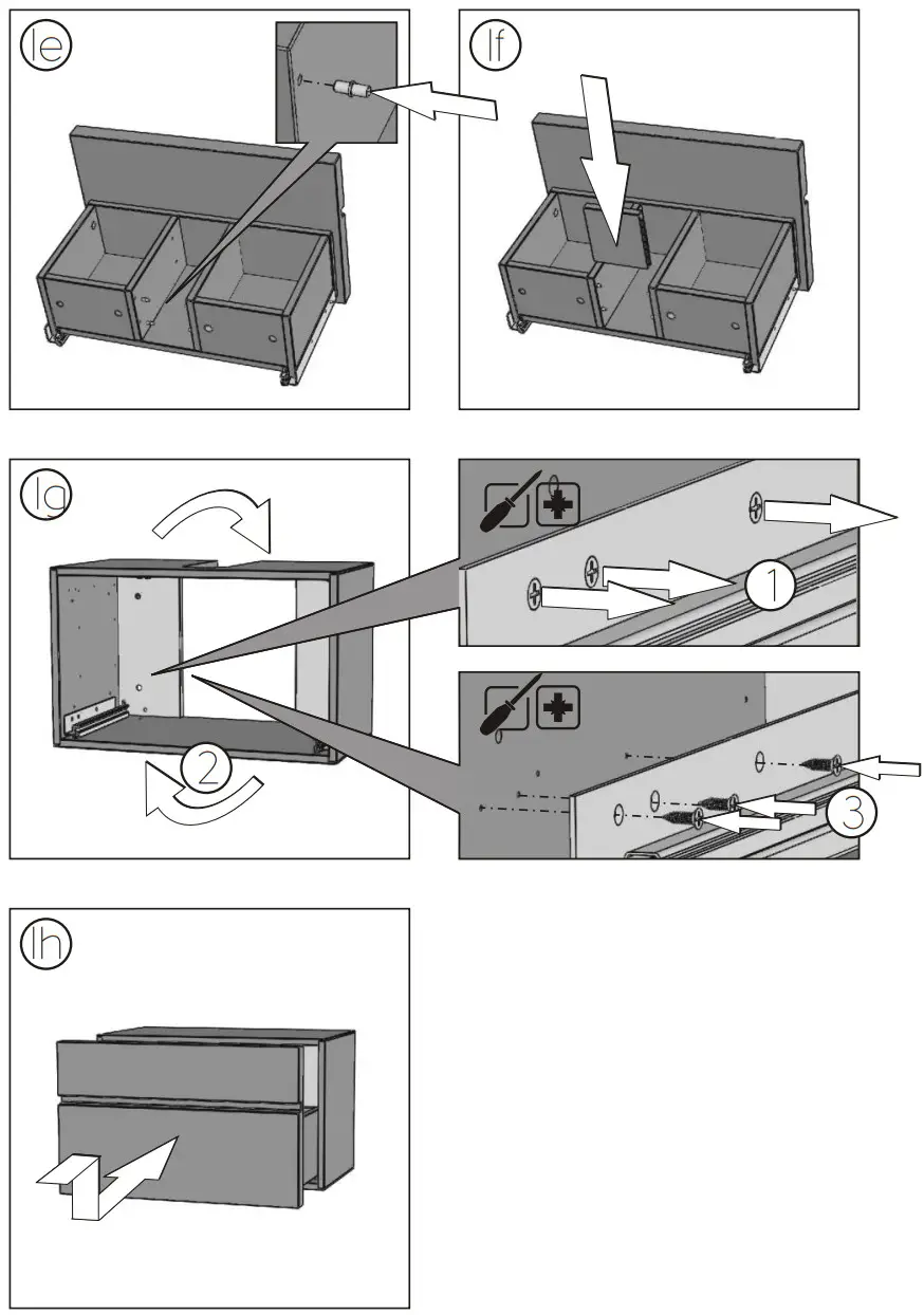 KOLO Domino 89327 Universal Cabinet with Drawer - figure 3