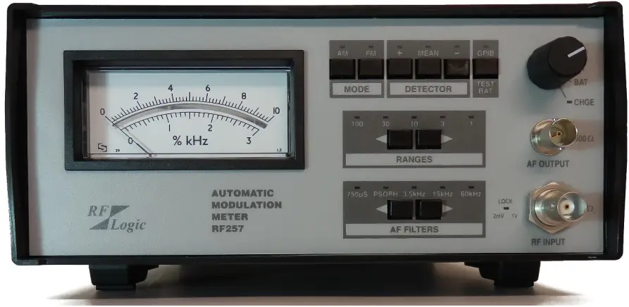 RF Logic RF257 Automatic Modulation Meter