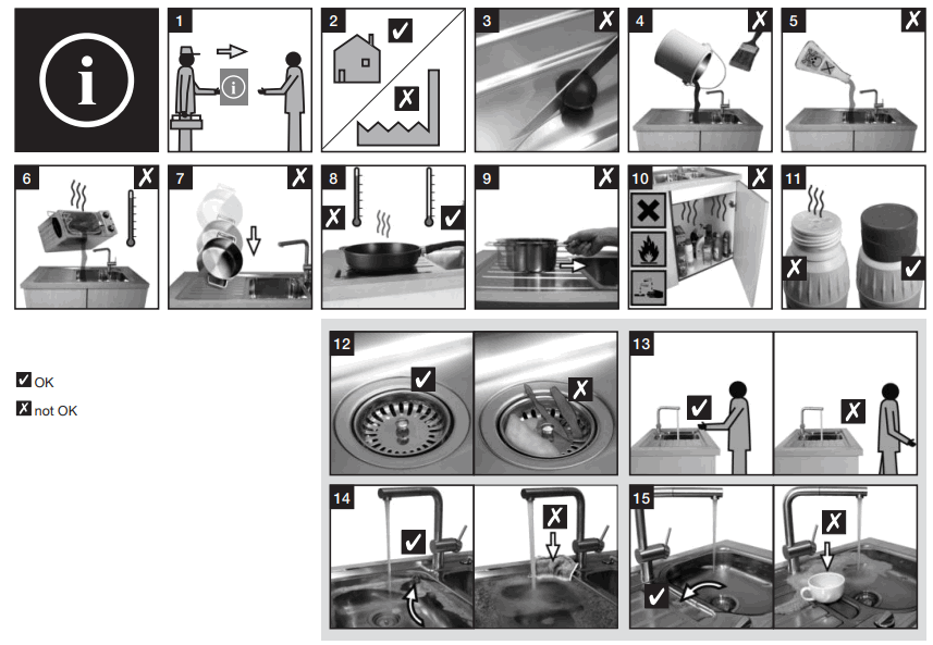 BLANCO Dinas 45 S Stianless Steel Brushed - 3