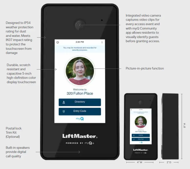 LiftMaster-CAPXS-S-Smart-Video-Intercom-fig-4