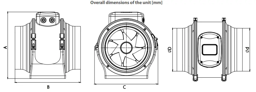 VENTS Boost 150 Inline Mixed Flow Fan-fig3