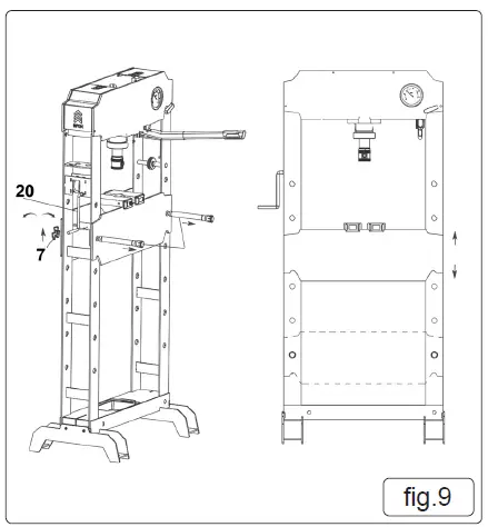 SEALEY-PPF20S-TONNE-PREMIER-HYDRAULIC-PRESSES-FLOOR-TYPE-fig6