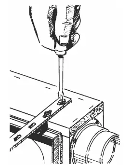 VENTS KP 80 Fireproof Casing for Domestic Fans - mounting holders