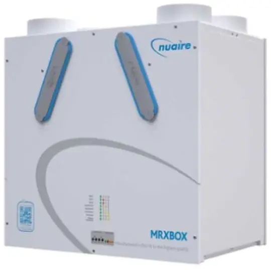nuaire MRXBOX-ECO3-AE Mechanical Ventilation Units with Heat Recovery for Wall Mounting