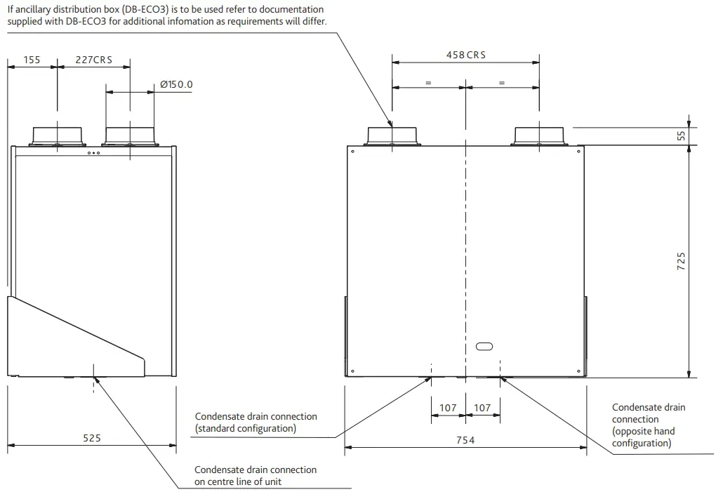 Unit Dimensions