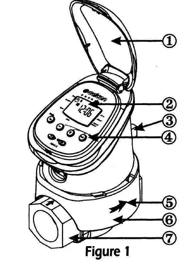 Galcon 7001D Computerized Irrigation Controller fig 1