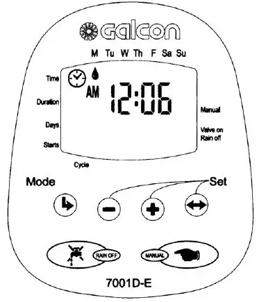 Galcon 7001D Computerized Irrigation Controller fig 11
