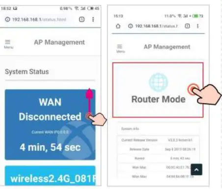 VERRATEK WiFi Extender Installation Guide - Select Router Mode