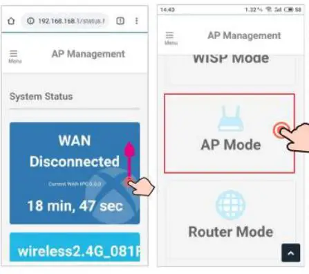 VERRATEK WiFi Extender Installation Guide - Selects AP mode