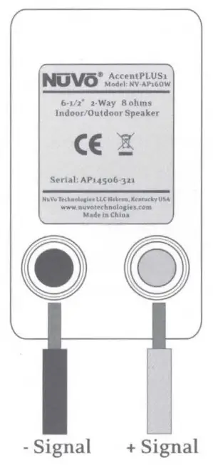 Nuvo NV AP260W AccentPLUS Outdoor Loudspeakers - Making the Connection 2