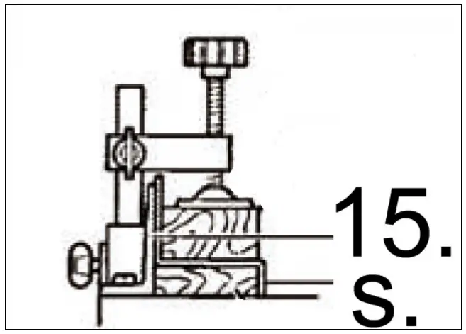 242-167 Flip Over Crosscut/mitre/circular ripsaw Operating illustration