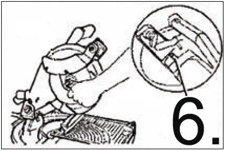 242-167 Flip Over Crosscut/mitre/circular ripsaw Operating illustration