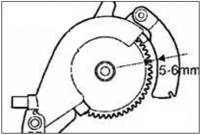 242-167 Flip Over Crosscut/mitre/circular ripsaw Operating illustration