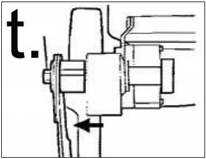242-167 Flip Over Crosscut/mitre/circular ripsaw Operating illustration