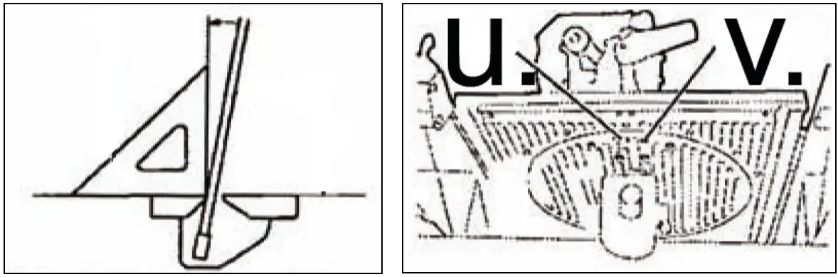 242-167 Flip Over Crosscut/mitre/circular ripsaw Operating illustration