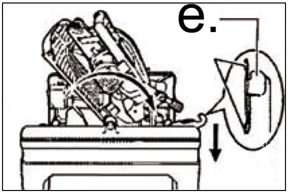 242-167 Flip Over Crosscut/mitre/circular ripsaw Operating illustration