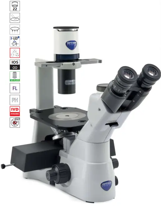 OPTIKA IM 3 IM 3 Series Routine Lab Inverted Microscopes - identif 4