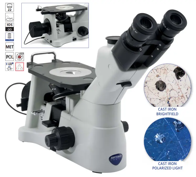 OPTIKA IM 3 IM 3 Series Routine Lab Inverted Microscopes - metallographic