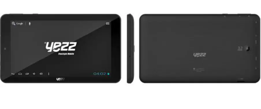 Yezz Epic 3 Smart Tablet User Guide